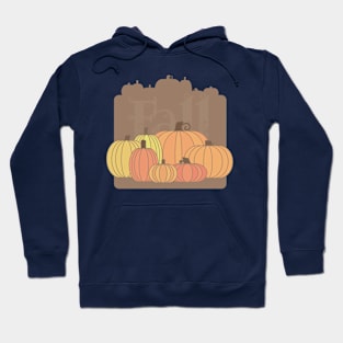 Fall pumpkins [pastel] Hoodie